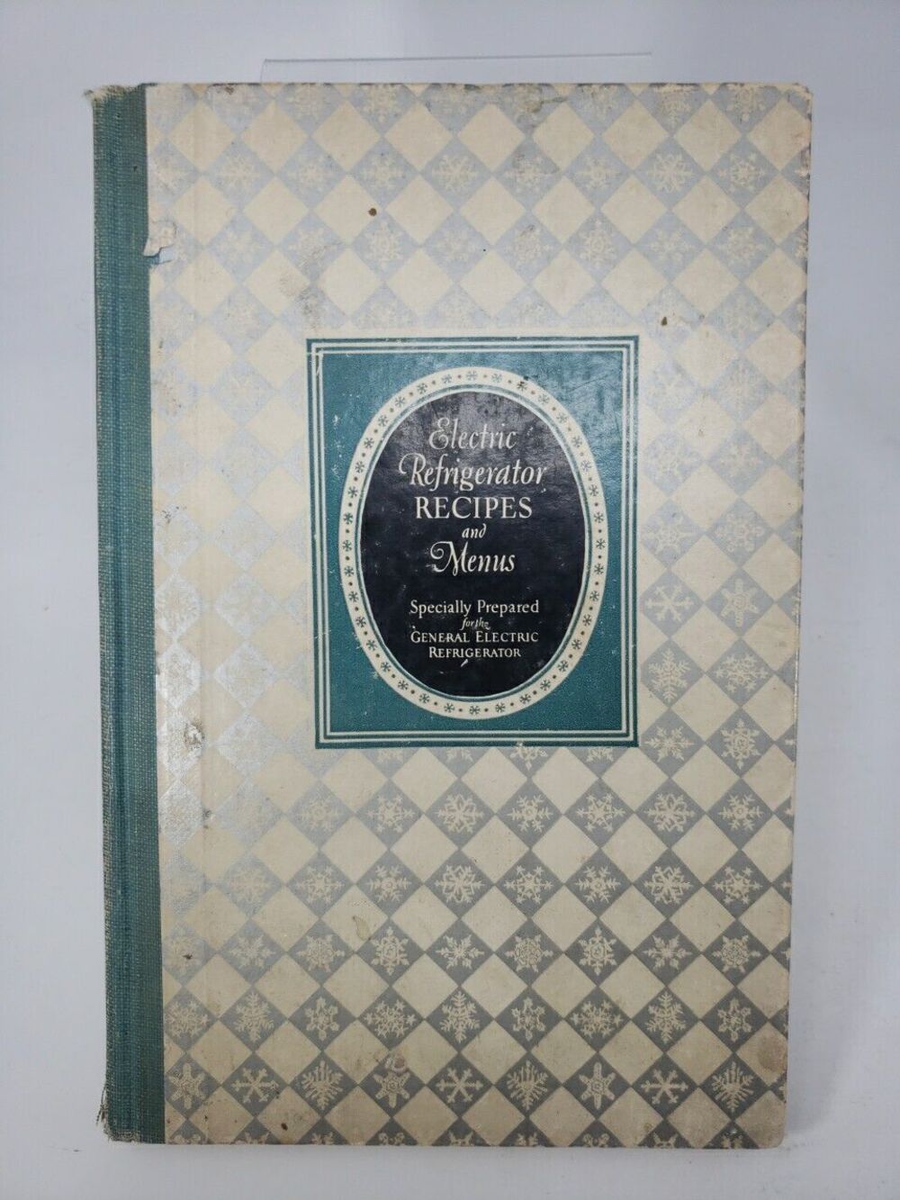 Electric Refrigerator Recipes and Menus Cookbook 1928 General Electric GE